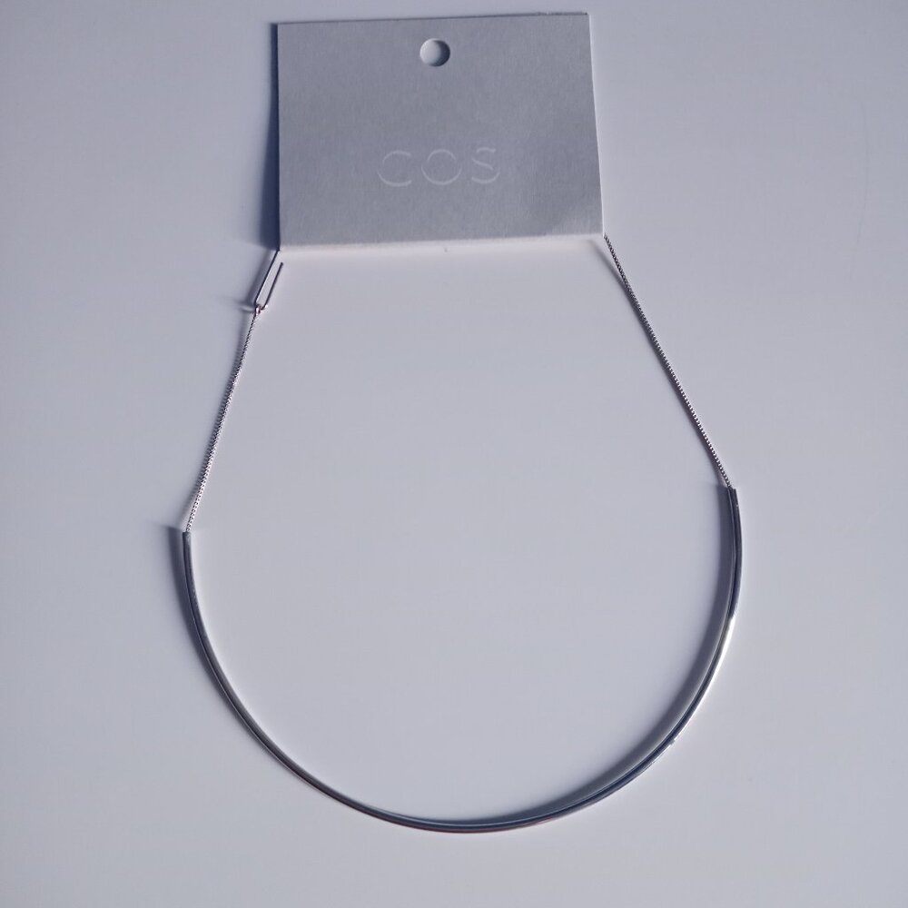COS  silver plated necklace